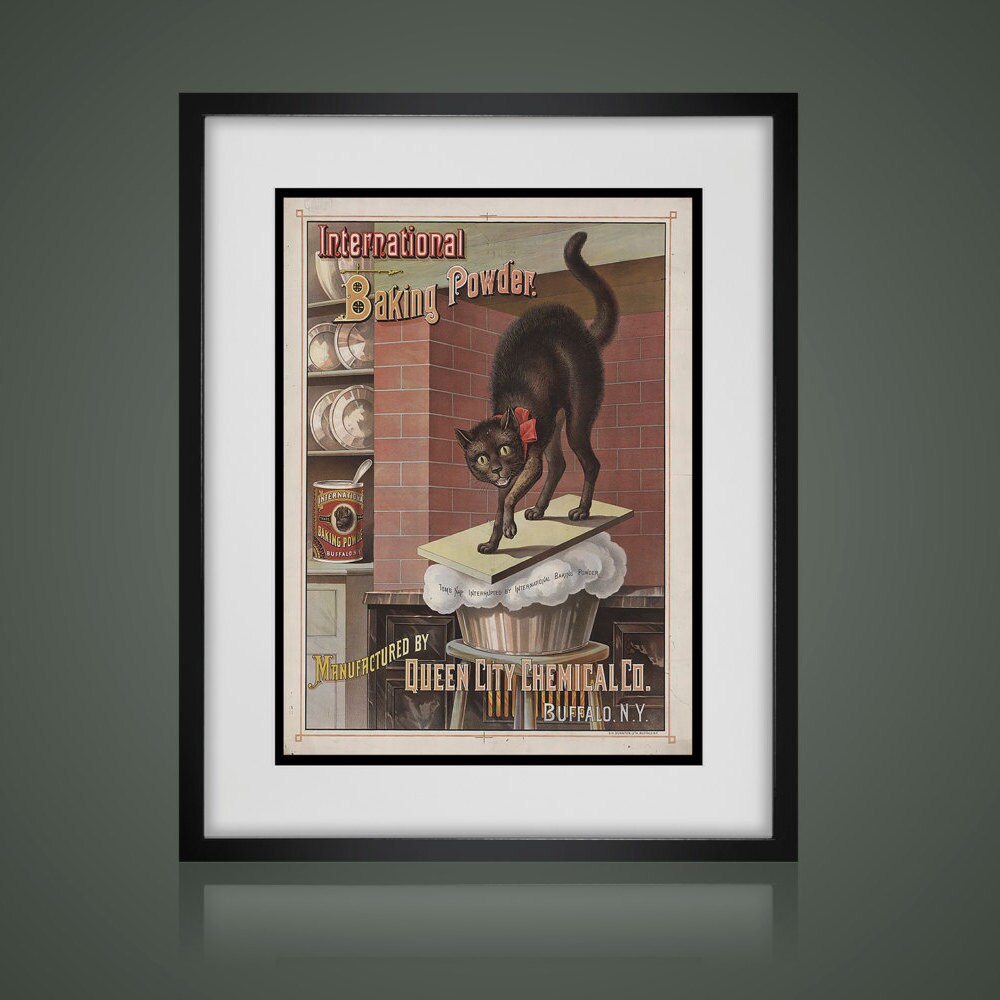 Framed Wall Art VINTAGE ADVERTISING PRINT Wall Art Sets