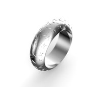 motorcycle tire wedding ring