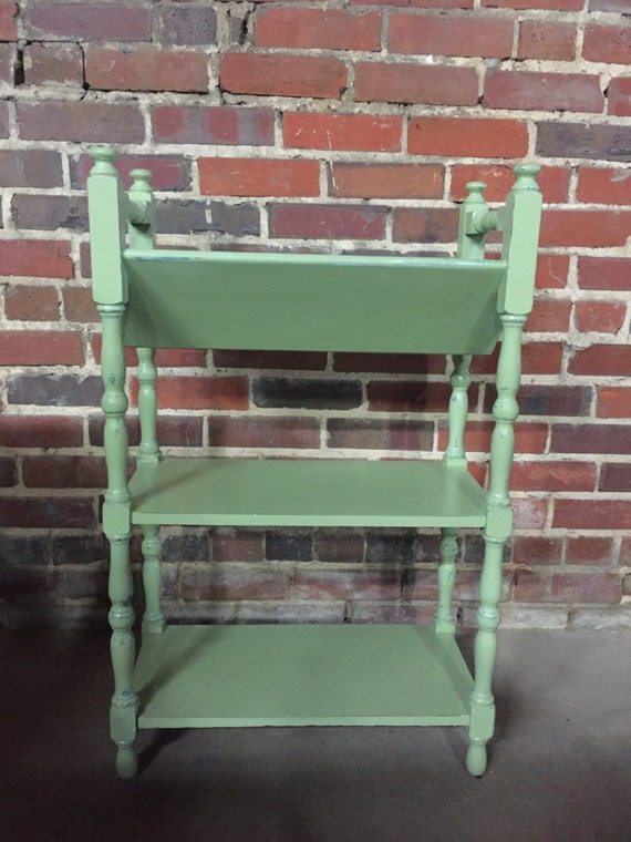 magazine rack shabby chic shelf green furniture by chicantiquing magazine rack shabby chic shelf green furniture by chicantiquing