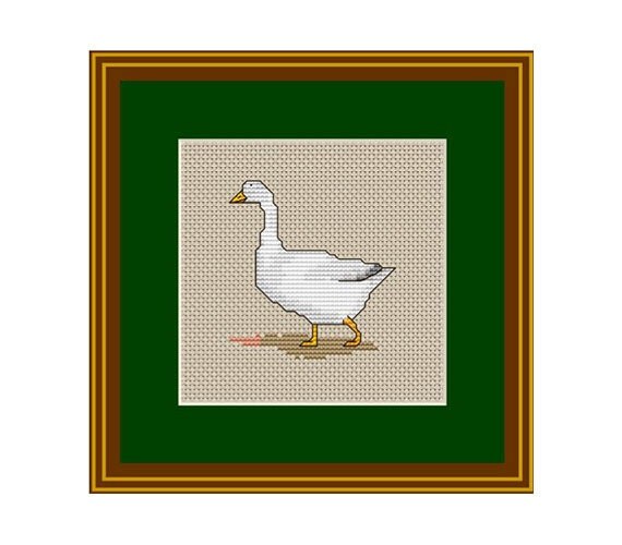 duck-counted-cross-stitch-pattern-pdf-instant-download