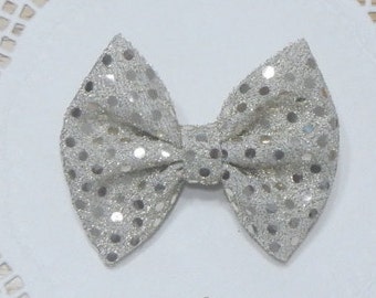 Gold Hair Bow, Gold Bow for Girl, Gold Bow for Baby, Gold Sparkling Bow, Hair Bow, Hair Accessories