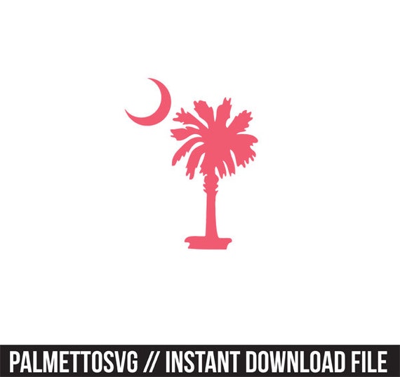 Download south carolina palm tree decal monogram frame silhouette svg