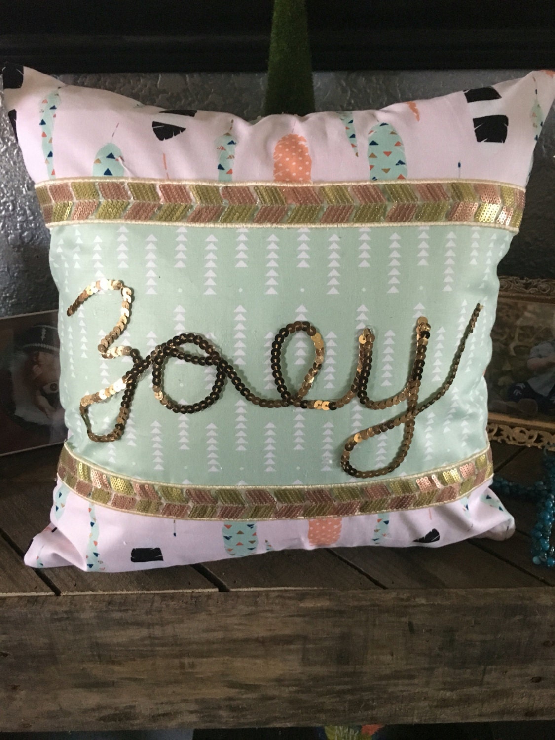 Custom Pillows name personalized Nursery/living room/ by DEXandCO