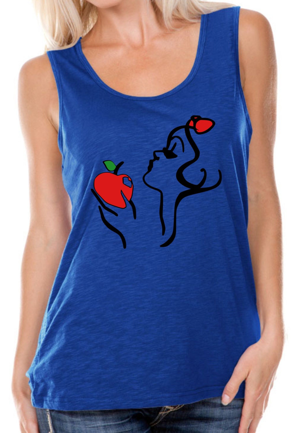 Snow white shirt Snow White tank top Disney by ImallearsBoutique