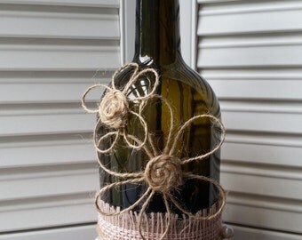 Download Pretty in Pink Wine Bottle Lamp by KaylaLeighDesigns on Etsy