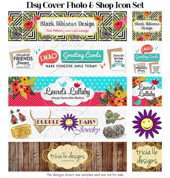 Etsy Shop Banners Cover Photo Banner Custom Shop Banner