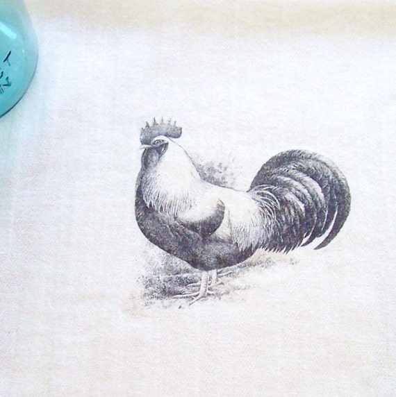 Rooster Tea Towel Rustic Rooster Kitchen Hand Towel Farm   Il 570xN.911593709 6jqb 