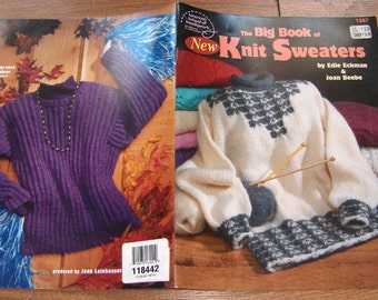 Items similar to Vintage Sweater Patterns, 25 Sweaters to Knit in 1967 Columb...
