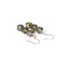 Swarovski Vitrail Crystal Cube Earrings , Crystal Jewelry, Sterling Silver Earrings , Beaded 2 Inch Dangle Earrings