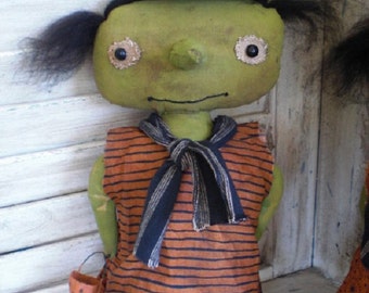 Little primitive Witch doll