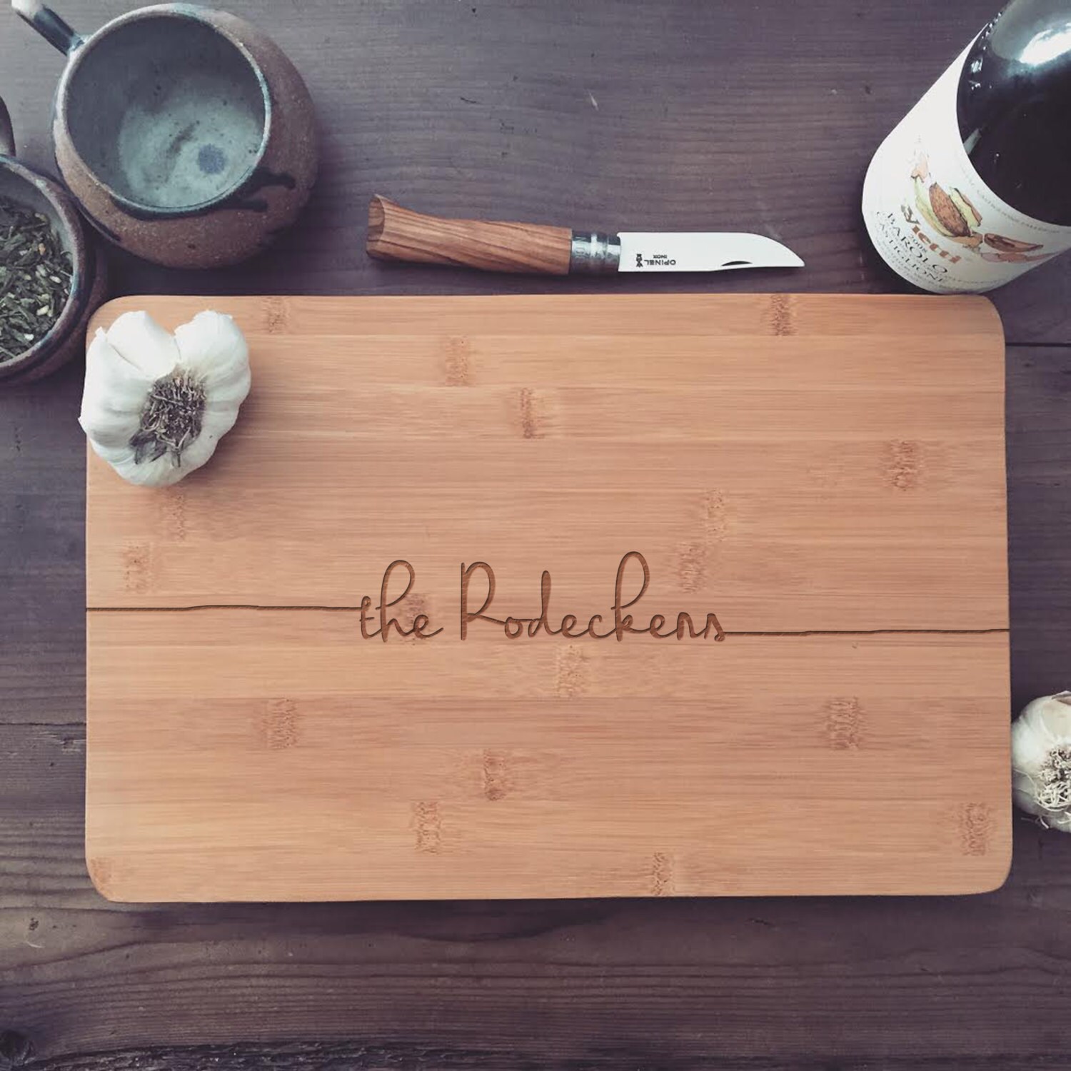 Engraved Name Personalized Cutting Board Engraved by woodbemine
