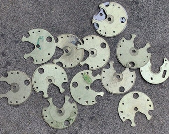 Vintage watch movement parts -- set of 12 -- D14