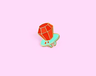 Ringpop Candy Lapel Pin - Button