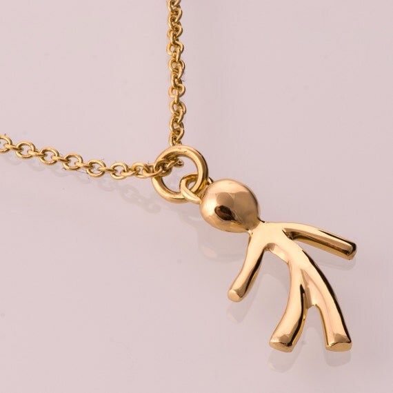 Child Pendant 14K Gold Pendant boy gold pendant
