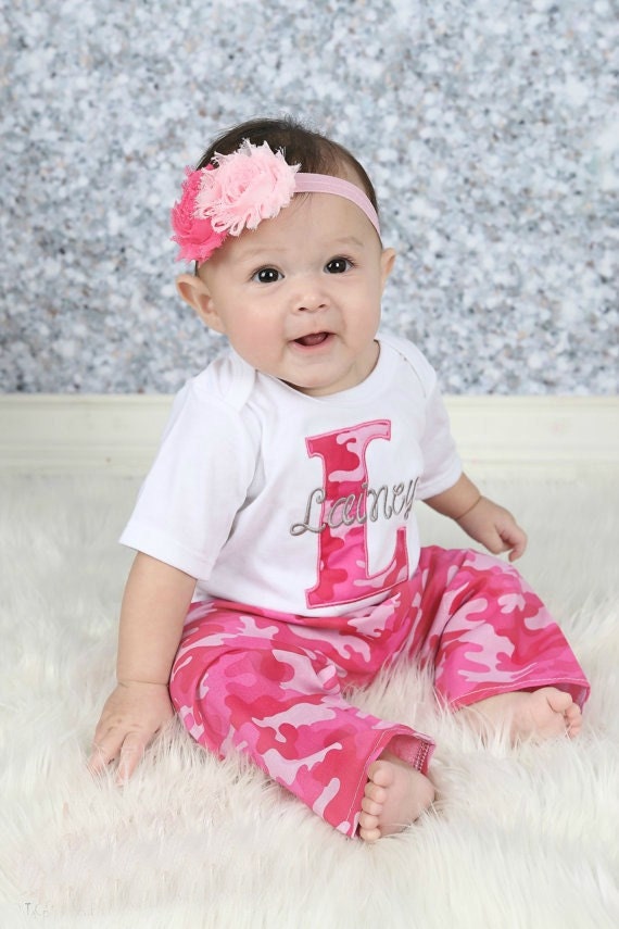 Items similar to Baby Girl Personalized Baby Girl Clothes Newborn Girl ...