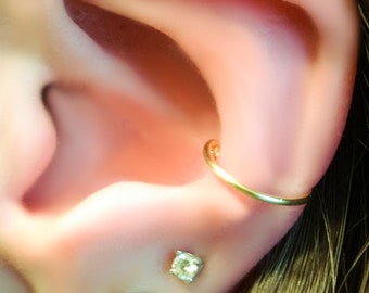 Fake Conch Ring - Conch Cuff - Faux Conch Ring - Conch Jewelry - Ear Cuff - Conch Hoop - Conch Ring - Conch Piercing Hoop - Ear Cuff Gold