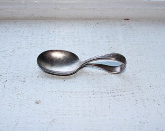 Vintage Silverplate Baby Spoon Community Plate