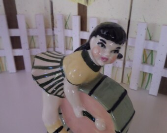 Ceramic Arts Studio -- Drum Girl -- All Children's Orchestra -- 1940's