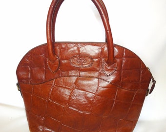 80s vintage Chloe red leather handbag with a golden by eNdApPi  