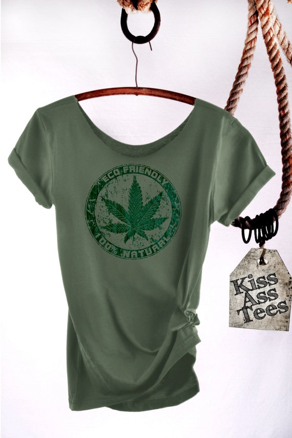 POT Shirt Women's Slouchy OfftheShoulder Top. Eco