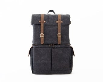 PRE ORDER - Camera Bag / Casual Daypacks / Laptop Backpack / Gray Canvas / JOURNEYMAN