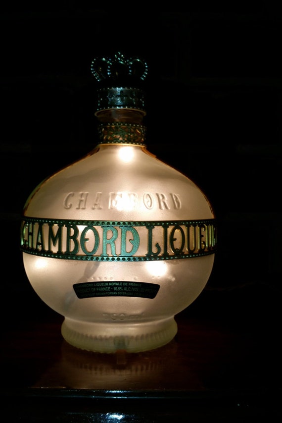 Chambord Liqueur Royale Deluxe Black by Lightitupcreations on Etsy