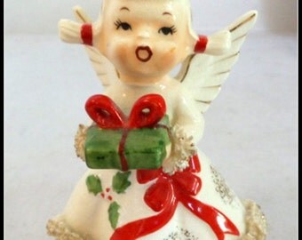 Vintage Lefton Christmas Angel
