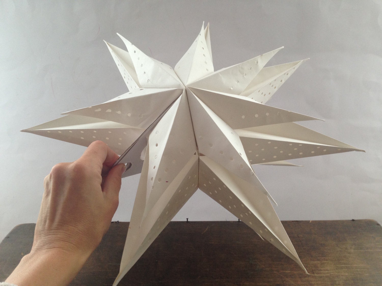 Swedish vintage paper star lantern Hanging Christmas