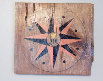 Barn Wood Shiplap Sign Hex Design Garden Art