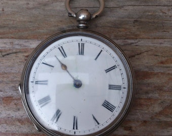 Vintage sterling silver pocket watch