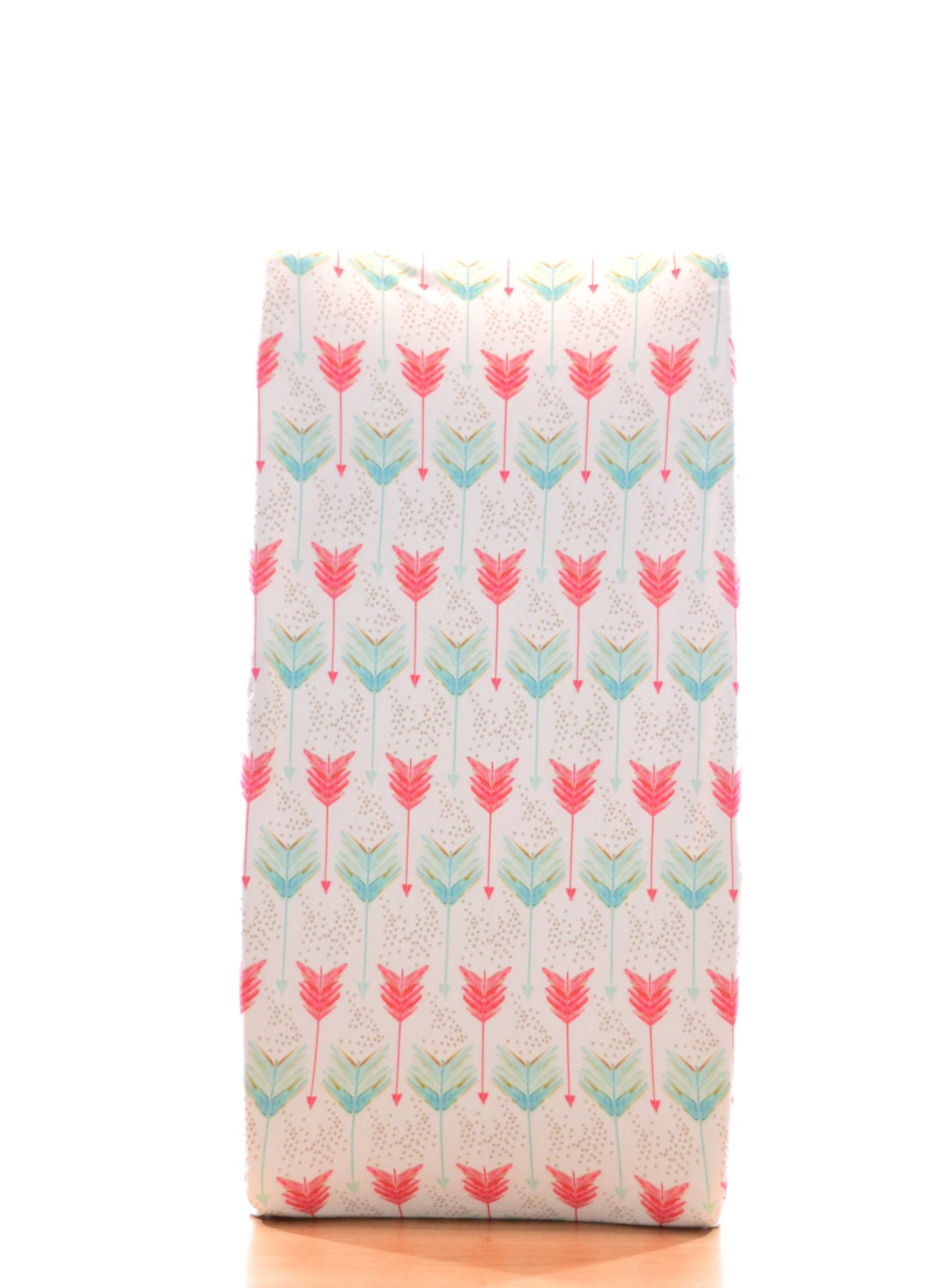 Watercolor Arrows Changing Pad Cover Minky Changing Pad