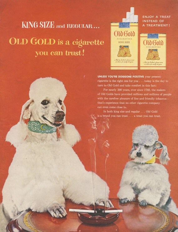 Old gold cigarettes coupons