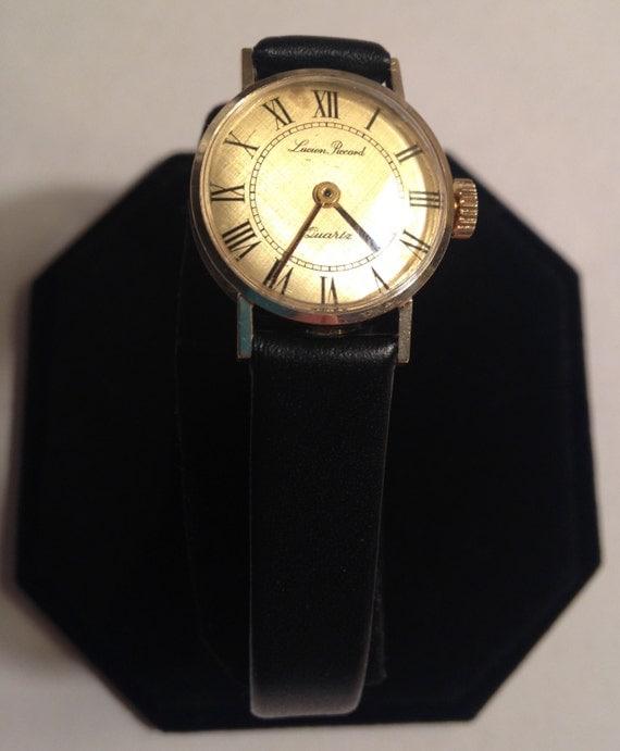 14K Gold Lucien Piccard Watch // Wristwatch // Ladies Watch