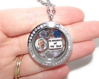 Dad Cremation Urn - Cremation Jewelry - Memorial Necklace - Loss Of Parent - Dad Guardian Angel - Remembrance - In Loving Memory Of