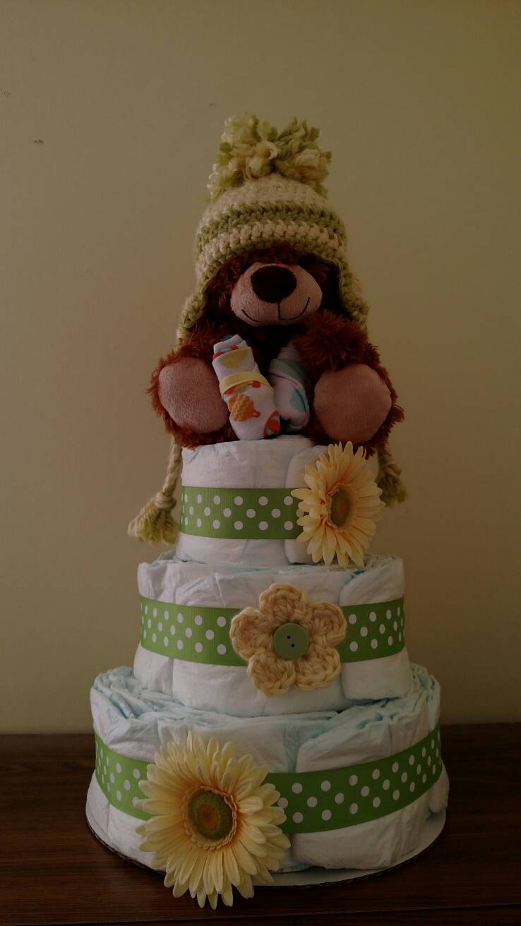 Gender Neutral Diaper Cake