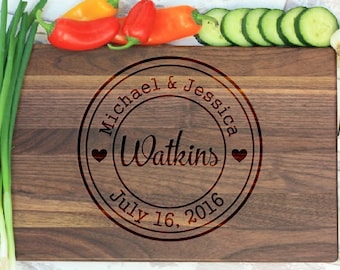Personalized Cutting Board, Custom Cutting Board, Personalized Cutting Board, Wedding Gift, Christmas Gift, Kitchen Decor