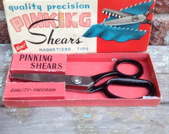 Shears, Scissors, Pinking Shears, Sewing Scissors, Vintage Sewing Accessoiries, Scrapbooking Scissors,