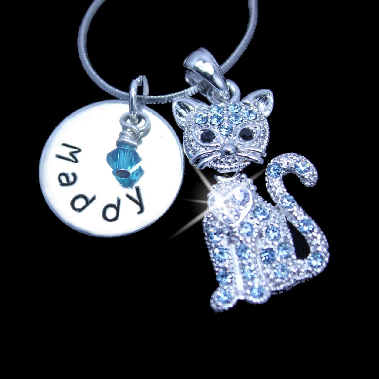 swarovski crystal kitten