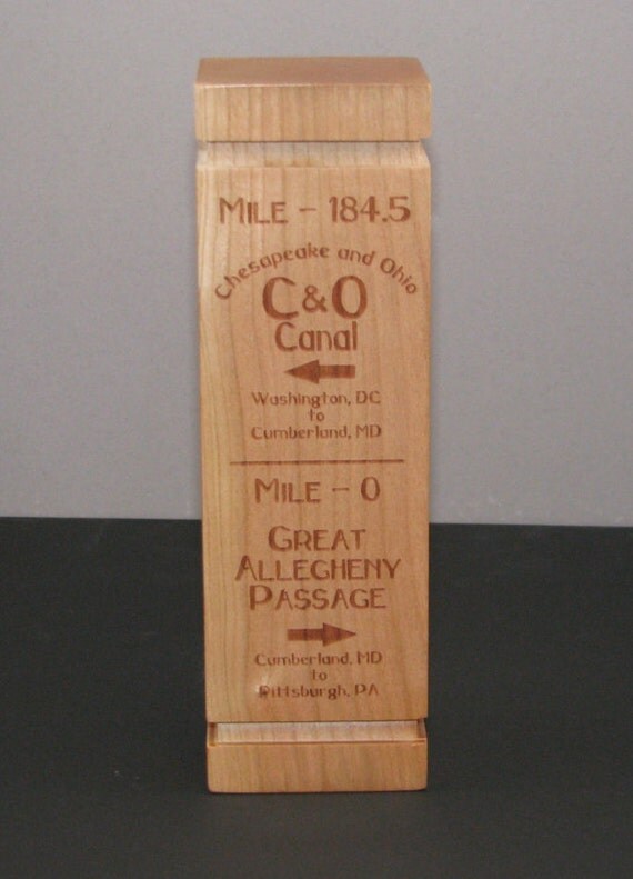 Mileage Marker series featuring the C&O and GAP trails