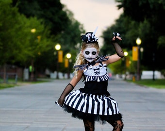 Jack Skellington Costume, Nightmare before Christmas, Jack Dress for Girls, Nightmare Jack Halloween Costume, Nightmare Sally Dress