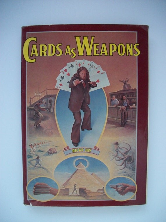 Cards as Weapons by Ricky Jay 1st Edition Hardcover 1977