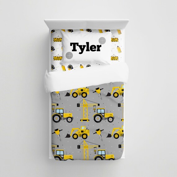 Custom Kids Construction Kids Bedding Construction Kids Bedding Set