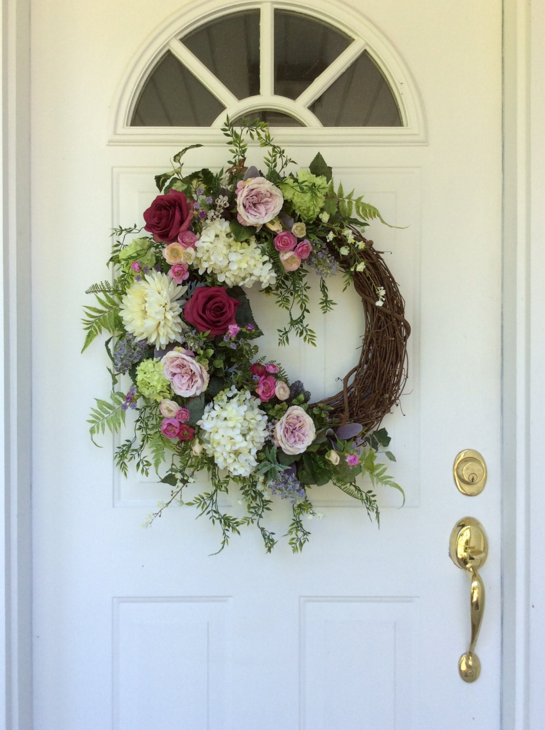SALESummer WreathSpring WreathSummer Door WreathGarden