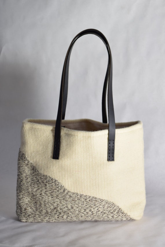 woven wool bag