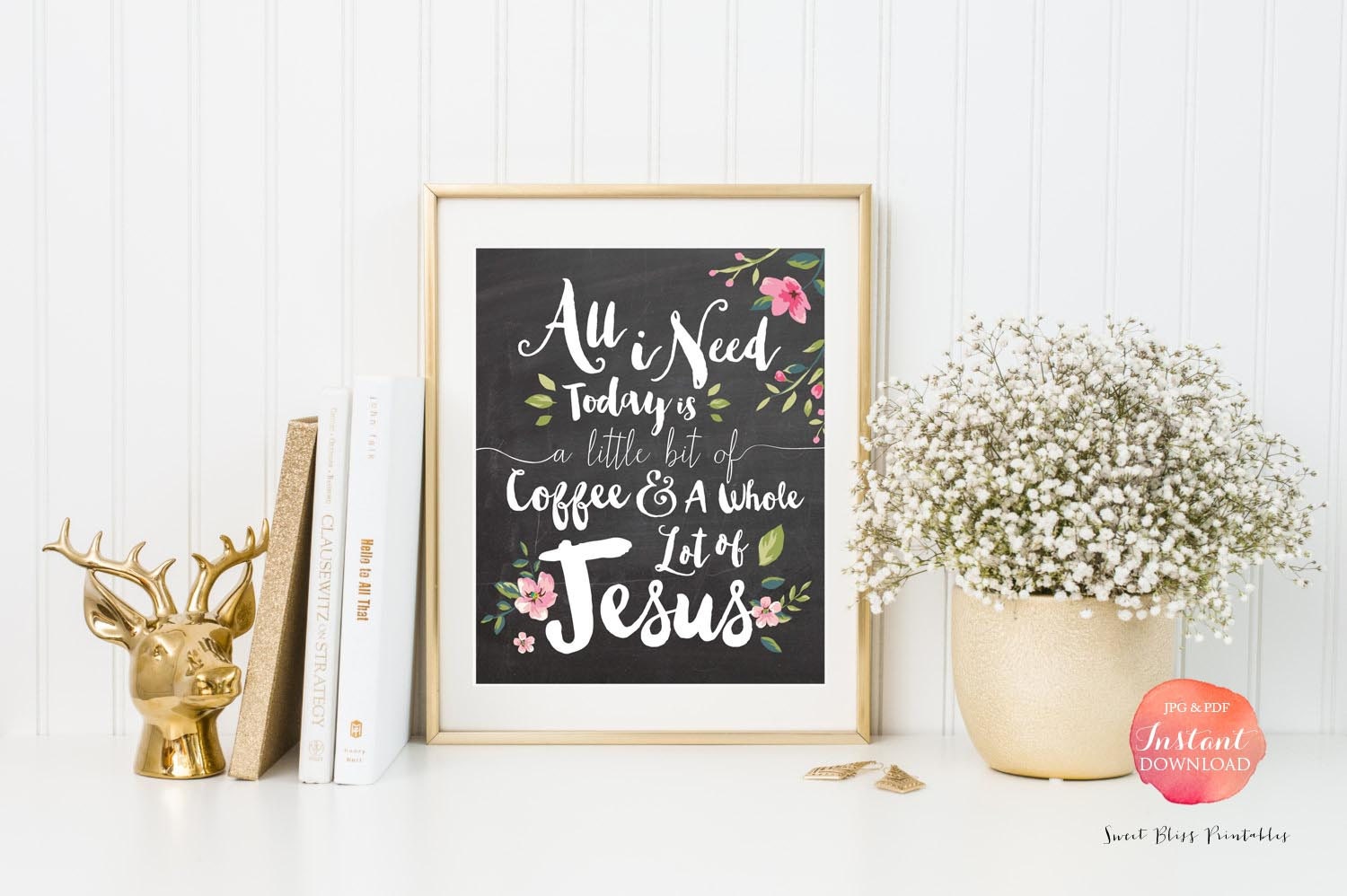 coffee quote printable inspirational kitchen wall art all i
