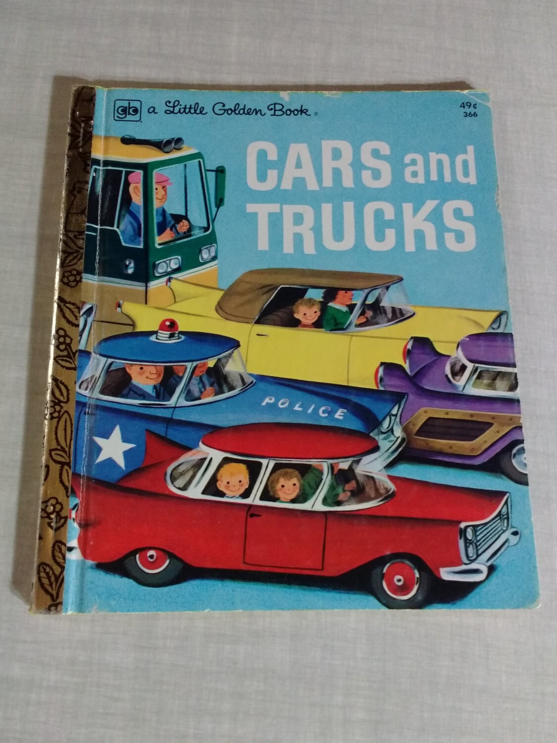 A Little Golden Book 366 Cars and Trucks 1976 Richard Scarry