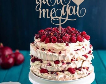 Wedding Cake Topper God Gave Me You Custom Cake Topper Wedding Sign Rustic Wedding Cake Topper Wood Silver Gold