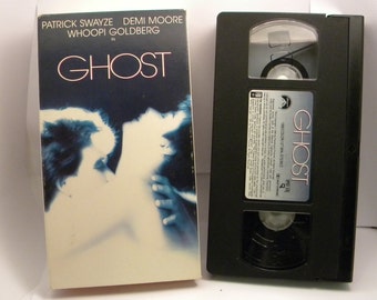 GHOST VHS tape 1990 movie Demi Moore Patrick Swayze Whoopi Goldberg
