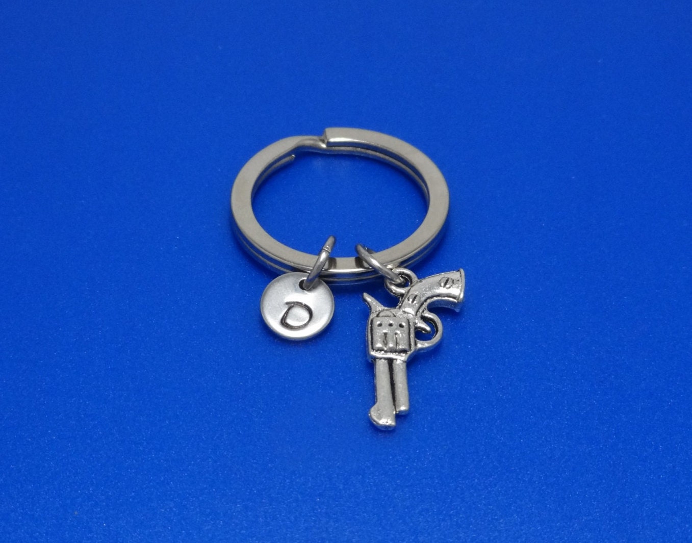 Gun Keychain Shooter Keychain Revolver Pistol Handgun
