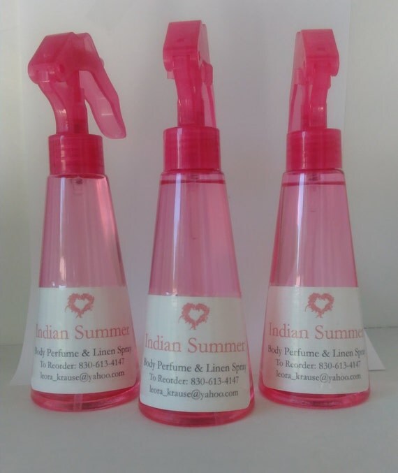 Items similar to INDIAN SUMMER Body Spray,Indian Body Oil Spray,Body